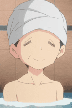 水風呂の女性