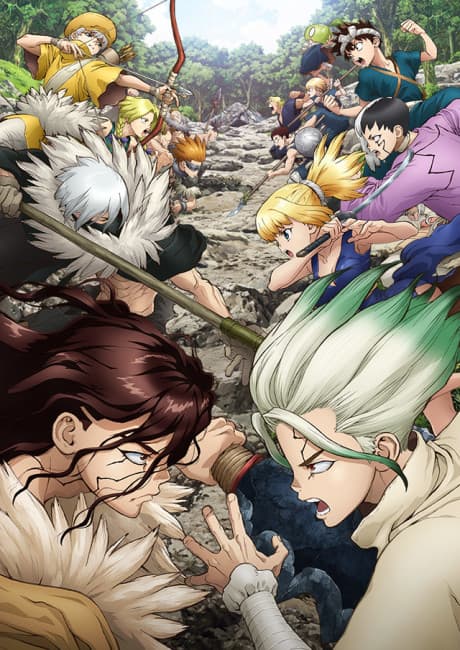 『Dr.STONE STONE WARS』とは|科学王国の戦いを描く2期【あらすじ・見どころ】
